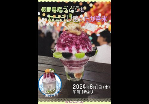 「果物屋さんのご褒美フルーツごろごろかき氷」第三弾発売🎶