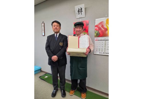 👏澤光青果 大井町店  菊地 昭次 店長が受賞しました✨